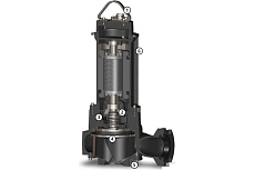 Дренажный погружной насос ZENIT DRG 550/2/80 P0FT5 NC Q TS 2SIC 10 400V 100543433