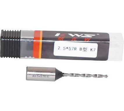 Сверло для глухих отверстий KWS 2.5х57 R Working Height 20 05955-99994120