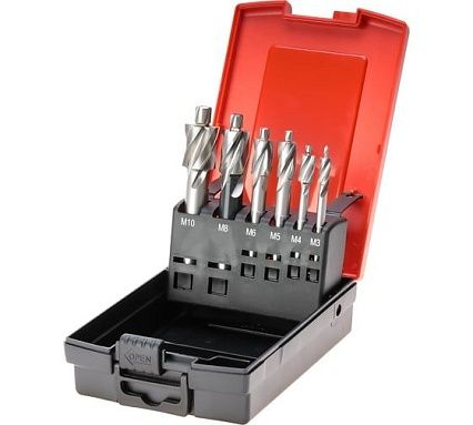 Набор цековок 180 градусов, М3-M10, HSSE Bucovice Tools 853802