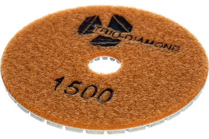 Круг алмазный гибкий шлифовальный Черепашка 100 № 1500 TRIO-DIAMOND 341500