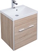 Тумба с раковиной Aquanet Августа 58 см