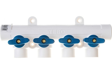Коллектор TEBO PPR 25x20x4 выхода 030091253