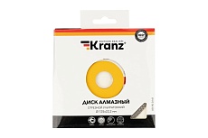 Диск алмазный отрезной ультратонкий (125x22.2x1.4x10 мм) Kranz KR-90-0141