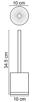 Ерш напольный WasserKRAFT Lopau K-3327