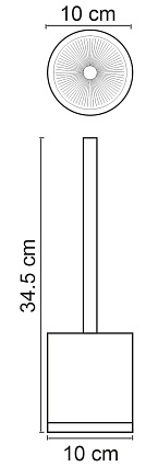 Ерш напольный WasserKRAFT Lopau K-3327