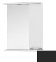 Зеркальный шкаф SanMaria Милан 60 R черный