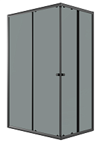 Душевой уголок Niagara Eco NG-1118-14QT 110x80 стекло тонированное, черный