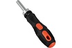 Отвертка Ермак реверсивная, адаптер 1/4, биты: SL4,SL5.5,SL6.5,PH1,PH2,PZ1,PZ2,TORX10,TORX15,TORX20 651-197