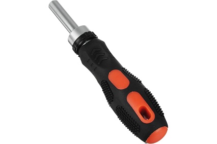 Отвертка Ермак реверсивная, адаптер 1/4, биты: SL4,SL5.5,SL6.5,PH1,PH2,PZ1,PZ2,TORX10,TORX15,TORX20 651-197