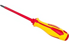 Комбинированная диэлектрическая отвертка King Tony Slotted/Phillips №1, 100 мм 147E0104