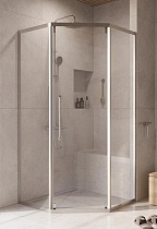 Душевой уголок Cezares Relax-304 100x100 прозрачный, хром RELAX-304-P-1-100-C-CR