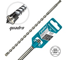 Бур Quadro (12x400 мм; SDS-plus) RENNBOHR 511240