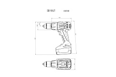 Аккумуляторная ударная дрель-шуруповерт Metabo SB 18 LT 602103800