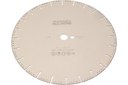 Диск алмазный по металлу F/M (352х25.4 мм) Messer 01-61-350