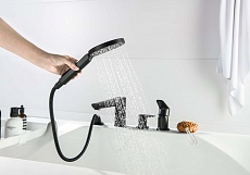 Смеситель на борт ванны Aquatek Бетта AQ1148MB черный матовый