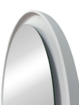 Зеркало Art&Max Napoli AM-Nap-1000-DS-F-White 100x100 см, с подсветкой, белый