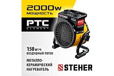 Электрическая тепловая пушка Steher 2 кВт, МКН SEK-3R
