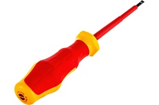 Отвертка Sturm 1040-17-SL4-100 шлиц, ДИЭЛЕКТРИЧЕСКАЯ, эрго ручка, SL4х100мм