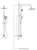 Душевая стойка Rush Bella BL4535-116