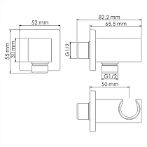 Шланговое подключение WasserKRAFT A125