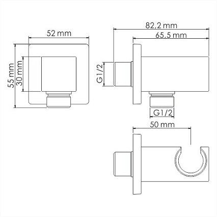 Шланговое подключение WasserKRAFT A125