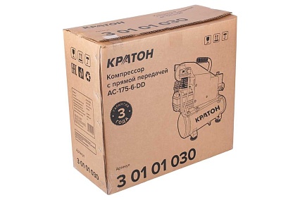 Компрессор с прямой передачей Кратон AC-175-6-DD 3 01 01 030