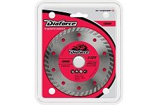 Диск алмазный Turbo 125x22.23x8х2 мм, сухой рез Diaforce 501125