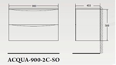 Тумба с раковиной BelBagno Acqua 90 см Pino Scania