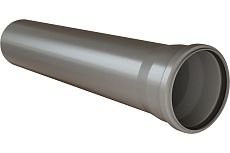 Труба EVER PLAST 110, 1.5 м, пп, толщина 2.2 мм 552358