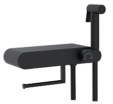 Смеситель RGW SP-222B с гигиеническим душем, черный 581408222-04