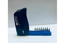 Набор бит с отверткой KS Tools TB 1/4&quot; реверсивная трещотка, складывающийся 918.2855