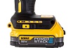 Бесщеточный импульсный шуруповерт DeWalt 18 В XR батарея POWERSTACK, чемодан TSTAK DCF840E1T-XJ