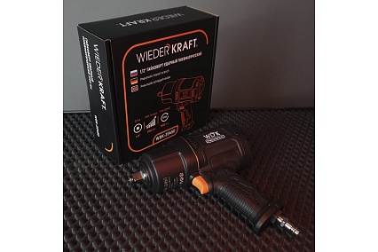 Пневматический ударный гайковерт Wiederkraft 1/2", 1750 Нм, композитный корпус WDK-20450