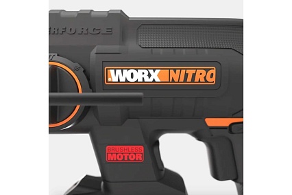Аккумуляторный бесщеточный перфоратор Worx 20В, 4Ач x1, ЗУ 2А, кейс WX381