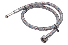 Подводка для смесителей СТМ сталь 1/2xM10x80 см., длинный штуцер CWFLS080