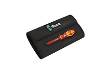 Набор с динамометрической отверткой WERA Kraftform Kompakt VDE 15 extra slim 1, 1,2-3 Нм, 15 предметов WE-059291