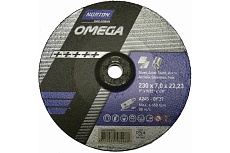 Круг зачистной по металлу и нержавеющей стали N-Omega (230x7x22.23 мм; A24S) NORTON 66253370050