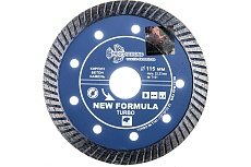 Диск алмазный отрезной Турбо New Formula (115х22.23 мм) TRIO-DIAMOND T101