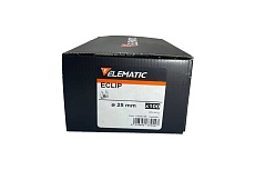 Пластиковый фиксатор для полипропиленовых труб Elematic ECLIP d=25 мм, 100 шт. 13502125