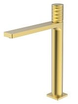 Смеситель для раковины Vincea Домус (Domus) VBF-5DM02BG брашированное золото