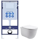 Подвесной унитаз SET Aquatek Классик Т с инсталляцией