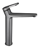 Смеситель для раковины Black&White Gravity GF-7209-GM оружейная сталь