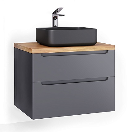 Тумба с раковиной Jorno Wood 80 см