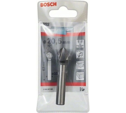 Конусный зенкер HSS 20.5 мм, М10 Bosch 2608597509