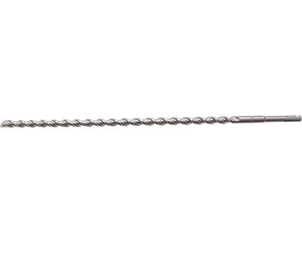 Бур по бетону, двойная спираль, Cobalt W-tip (14x460 мм; SDS PLUS) Denzel 705034