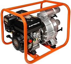 Мотопомпа Electrolite  WВ-80 P (для грязной воды, двигатель 7л.с., 80мм, 1300л/мин, глубина всасывания  8м., макс. напор 30м., вес 32кг.)  2385