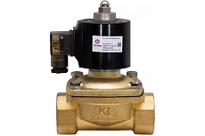 Клапан электромагнитный РОСМА СК-12-В Ду15 Ру7 латунь, НЗ, мембрана Viton, катушка 24В D130-03123
