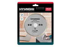 Диск алмазный сплошной (125х22.2 мм) Hyundai 206107