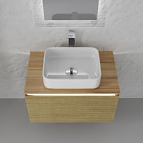 Мебель для ванной Jorno Karat 80 см с подсветкой бук