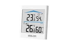 Цифровой термогигрометр с внешним датчиком BALDR B0135T2H2-WHITE
